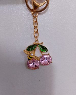 LLAVERO CEREZA DE PIEDRA $135