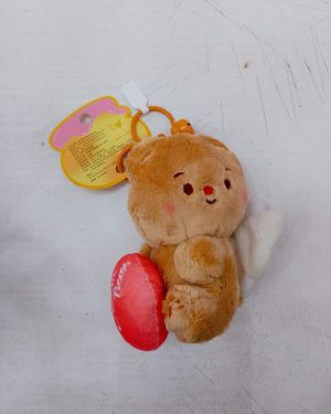 LLAVERO OSITO CON ALAS CREAM BEAR PELUCHE $95