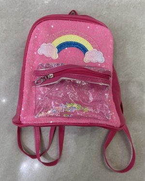 mochila arcoíris lentejuelas