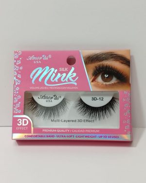 AMORUS FAUX MINK  ROSA #12