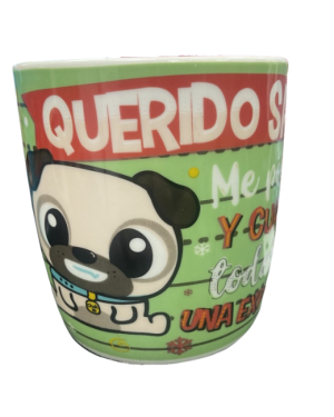 TAZA CHIKITO GUAGUA NAVIDEÑO VERDE $195