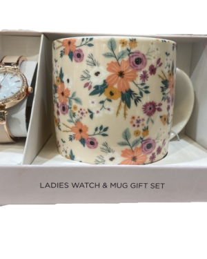 TAZA CON RELOJ LAIDES WATCH Y MUG GIFT SET $345