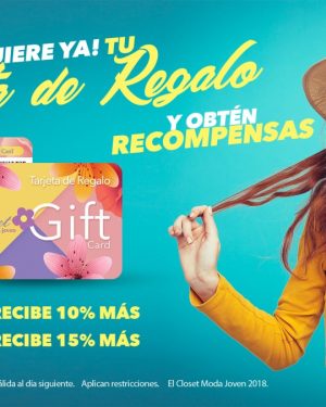 TARJETA DE REGALO 100 PESOS