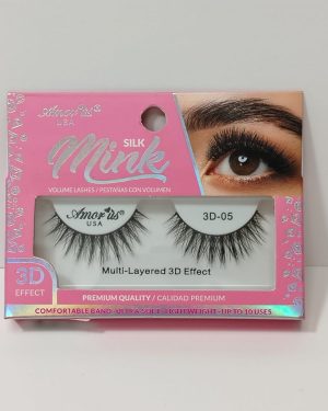 AMORUS FAUX MINK ROSA #05