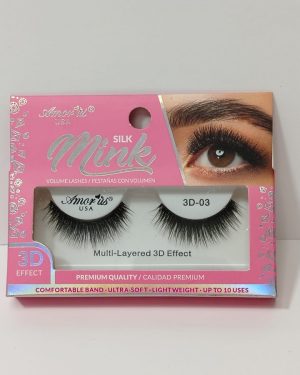 AMORUS FAUX MINK ROSA # 03