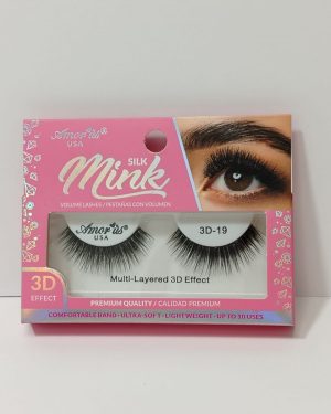 AMORUS FAUX MINK ROSA #19 $65