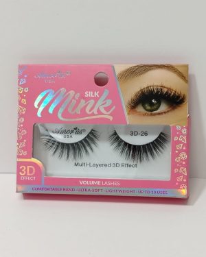 AMORUS FAUX MINK ROSA # 26