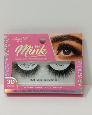 AMORUS FAUX MINK ROSA # 25 $65