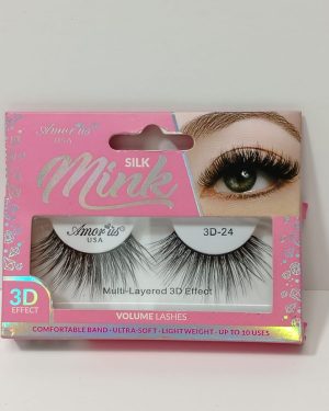 AMORUS FAUX MINK ROSA #24 $65