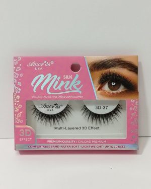 AMORUS FAUX MINK ROSA #37