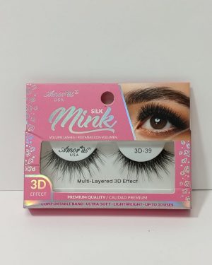 AMORUS FAUX MINK ROSA #39 $65