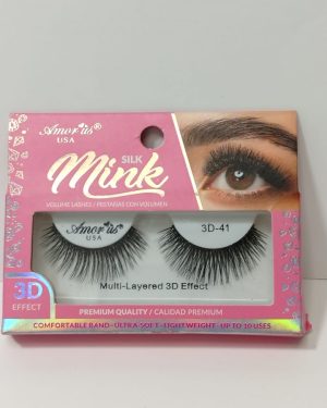 AMORUS FAUX MINK ROSA #41 $65