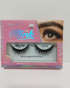 AMORUS FAUX MINK ROSA # 30 $65