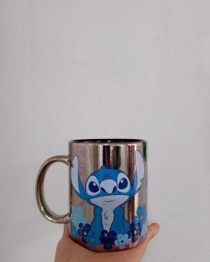 TAZA PLATEADA STICH $245