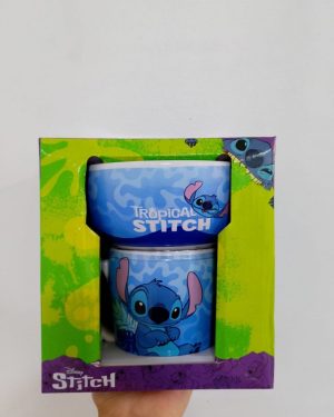 DUO DE TAZA Y PLATO ONDO STITCH $499