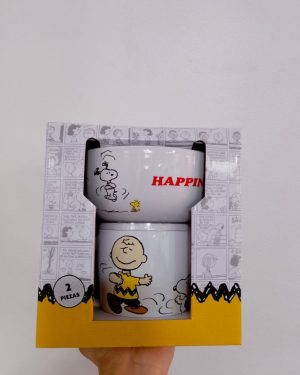 SET DE TAZA Y BOWL SNOOPY $499