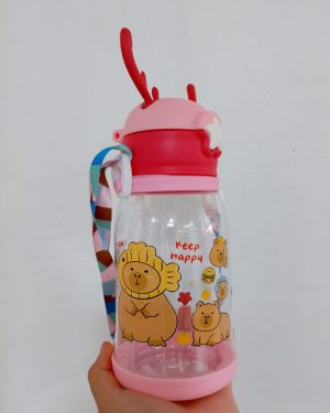 TERMO CAPIBARA TRANSPARENRTE HAPPY TIME / KEEP HAPPY $135