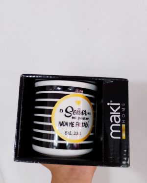 TAZAS EL SEÑOR ES MI PASTOR NADA ME FALTA $260