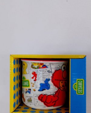 TAZA PLAZA SESAMO ELMO CON GALLETA