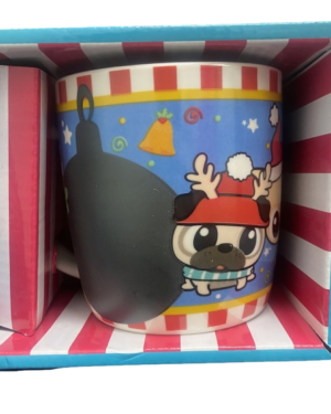 TAZA CHIKITO GUAGUA NAVIDEÑO AZUL $195