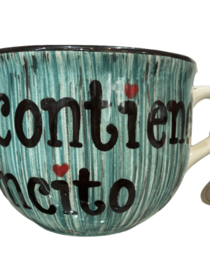 TAZOTA "ESTA TAZOTA CONTIENE MI CORAZONCITO" ARTILUGIOS $280