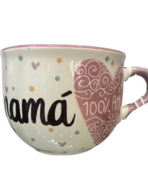 TAZOTA "EL CORAZON DE MAMA 100% AMOR" ARTILUGIOS $280