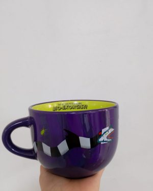 TAZOTA MORADA CON VERDE DE BEETLEJUCE FUN KIDS $280