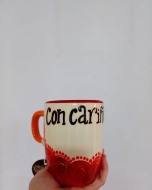 TAZOTA CAPUCHINO ARTILUGIOS CON CARIÑO PARA TI $299