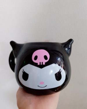TAZA CERAMICA CABEZA KUROMI $260