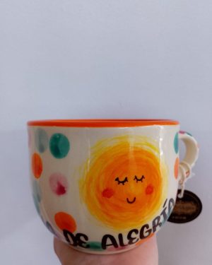 TAZOTA "QUE CADA DIA TU TAZA ESTE LLENA DE ALEGRIA" ARTILUGIOS $280