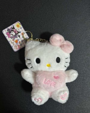 LLAVERO DE PELUCHE HELLO KITTY/KUROMI $95
