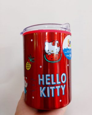 TERMO CHICO DE HELLO KITTY COLOR ROJO $245