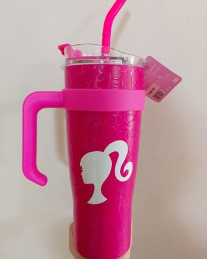 TERMO GRANDE DE BARBIE COLOR ROSA $399