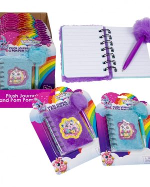 SET DE DIARIO PELUCHE RAINBOWCORN $99