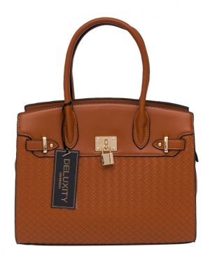 Bolsa de Mano Café Elegante