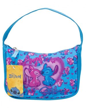 BOLSA HOBO STITCH Y ANGEL COLOR AZUL $199