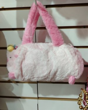 BOLSITA DE MANO DE PELUCHE CAPIBARA