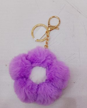 LLAVERO DE FLOR CON PELUCHE SUAVECITO $135