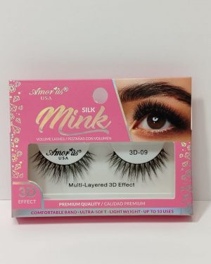 AMORUS FAUX MINK ROSA #09