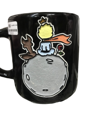 TAZA PRINCIPITO DE ESPALDAS EN LA LUNA