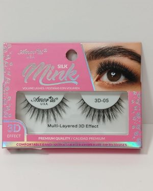 AMORUS FAUX MINK ROSA #05