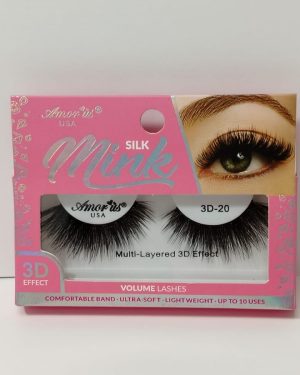 AMORUS FAUX MINK ROSA #20 $65