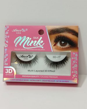 AMORUS FAUX MINK ROSA # 27 $65