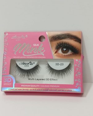 AMORUS FAUX MINK ROSA #23 $65