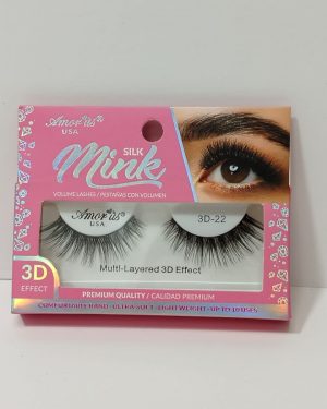 AMORUS FAUX MINK ROSA #22 $65