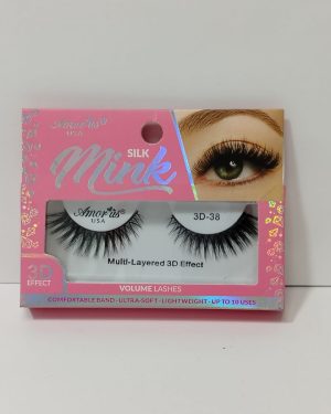 AMORUS FAUX MINK ROSA #38 $65