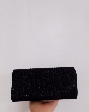 BOLSA DE MANO GLITTER DETALLE JALADITO EN TAPA MOD B781 $399