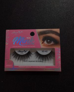 AMORUS FAUX MINK ROSA  42