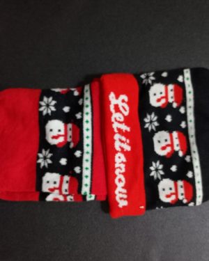 GORRO NAVIDEÑO CON BUFANDA $180