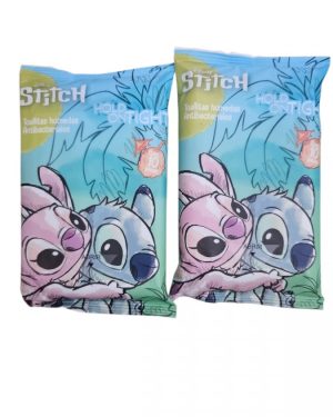 TOALLITAS HUMEDAS ANTIBACTERIALES DE ESTITCH Y ANGELA $49